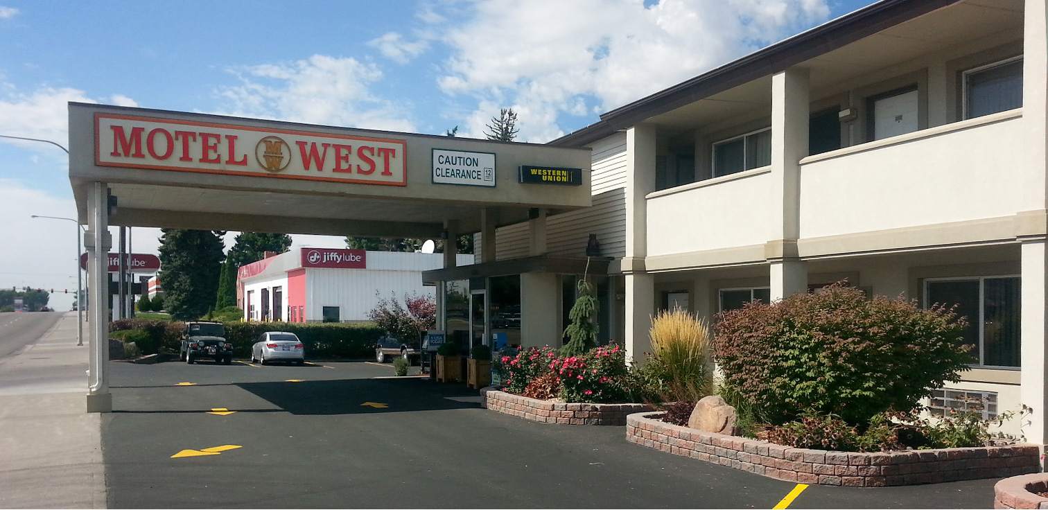Exterior of Hotel West in Idaho Falls